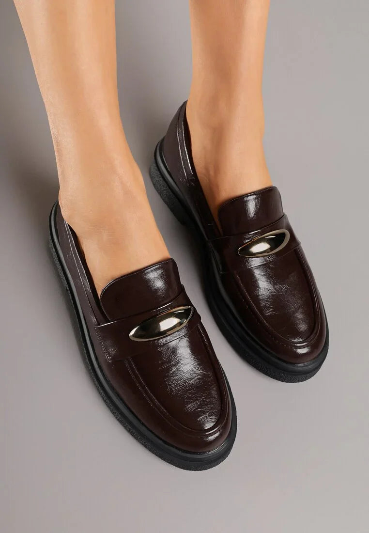 Mocassins classiques décorés d'élégants appliqués