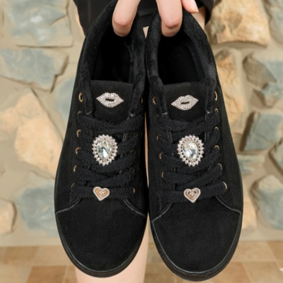 Baskets à lacets tellement confortables