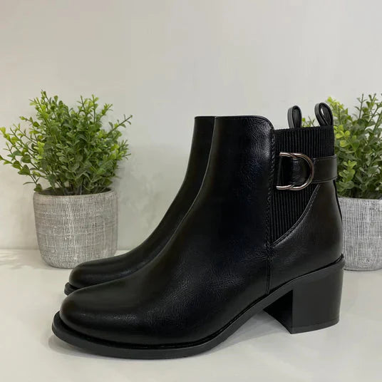 Bottines à Talon avec Sangle Dorée Votre