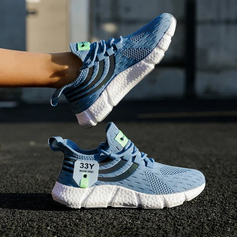 Women's Lightweight Vulcanized Sneakers – Breathable Casual Sports Shoes