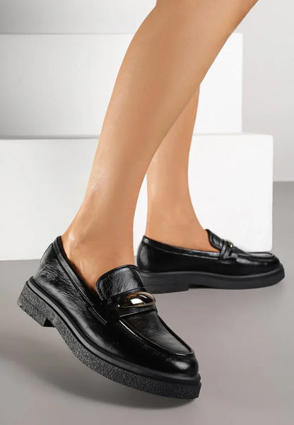 Mocassins classiques décorés d'élégants appliqués