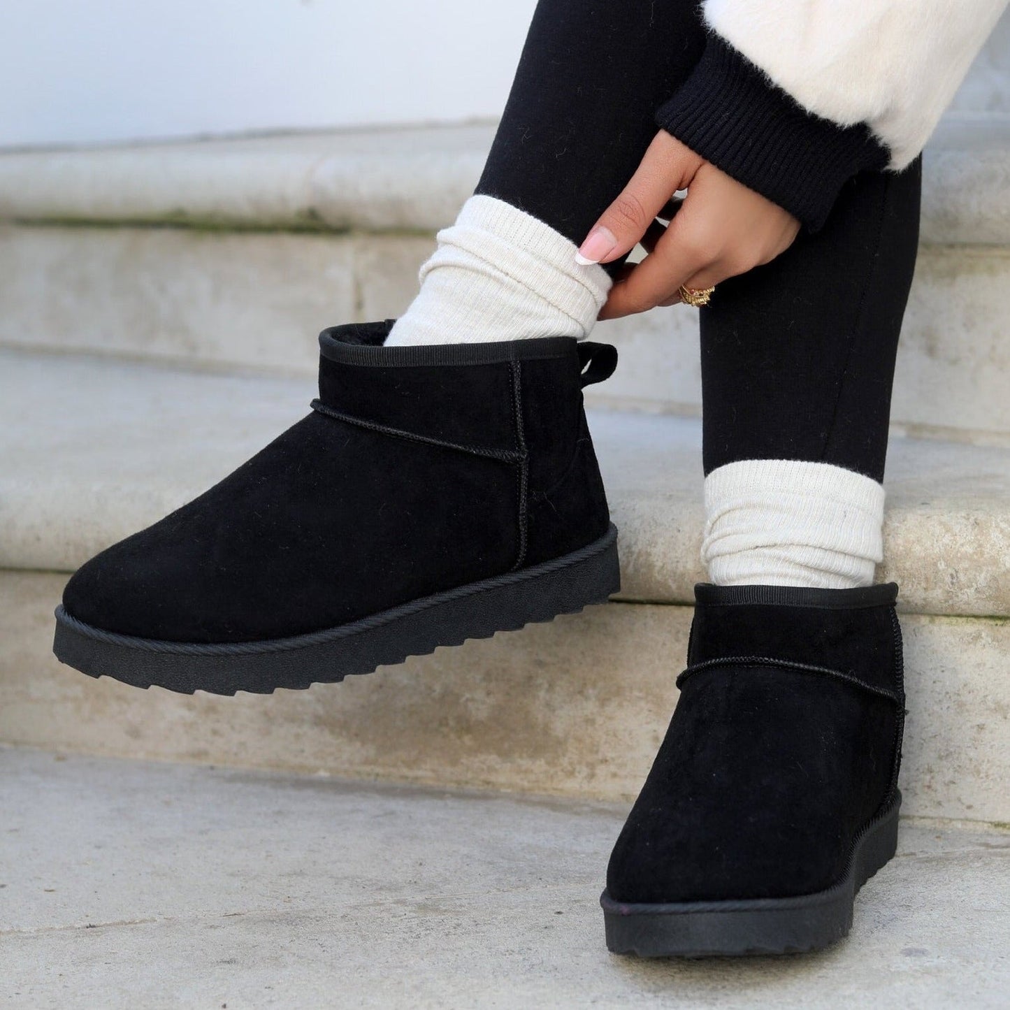 UGG fourrées en suédine