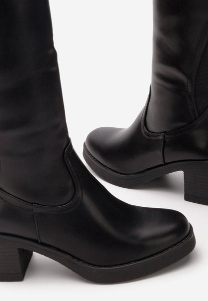 Bottes à talons hauts