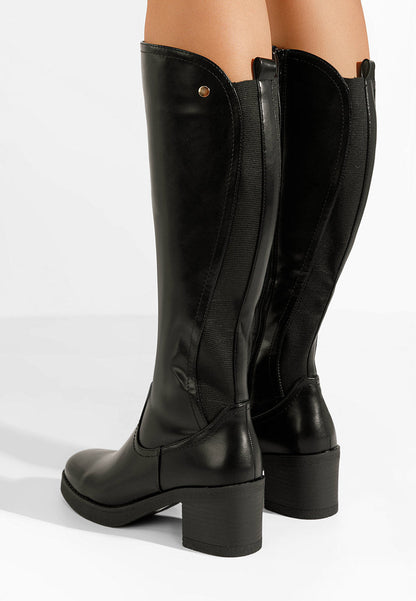 Bottes à talons hauts