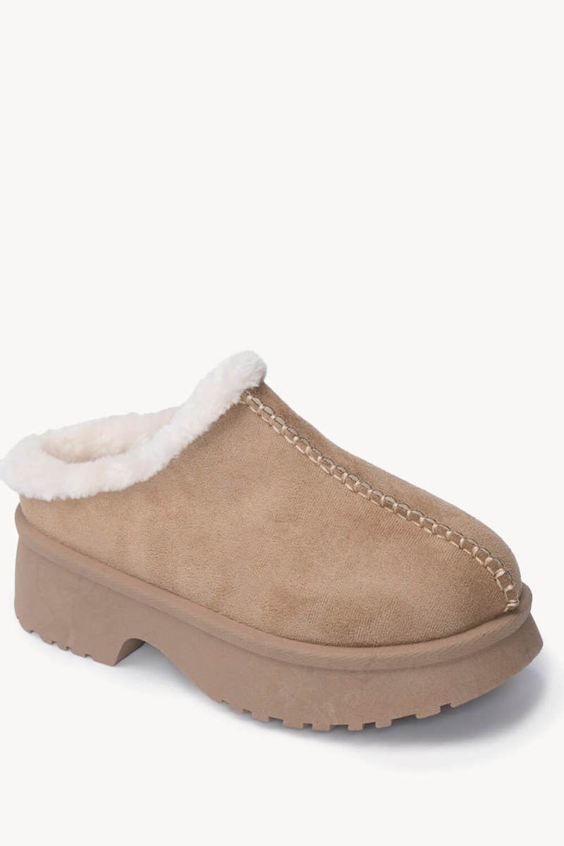 Sabot d'hiver pour femmes avec fourrure