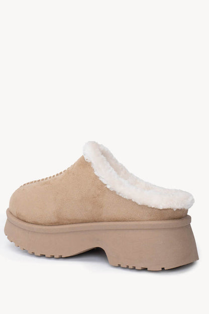 Sabot d'hiver pour femmes avec fourrure