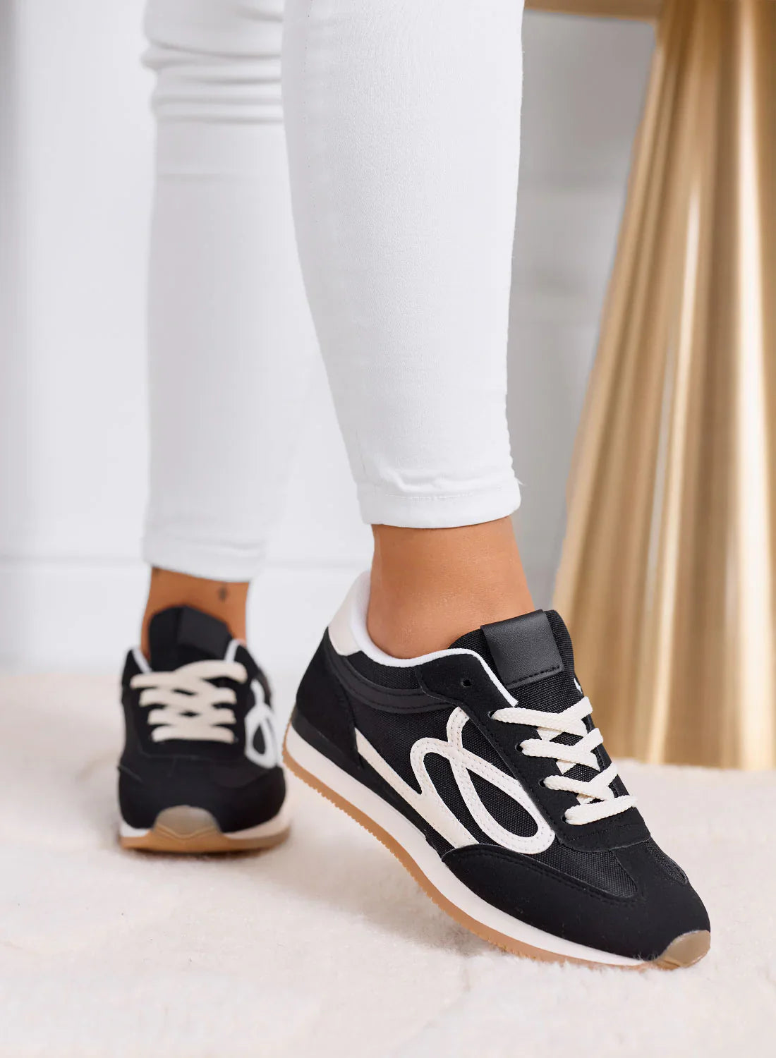 Baskets Avec Semelle En Caoutchouc