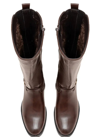 Bottes d'équitation classiques avec bride à la cheville