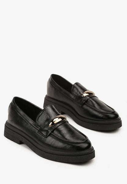 Mocassins classiques décorés d'élégants appliqués