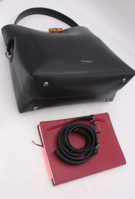 Sac Seau Double Porté Fermoir Bambou