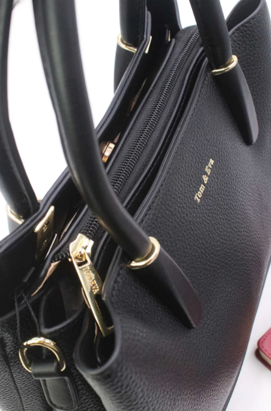 Medium Sac à Main Effet Cuir Grainé