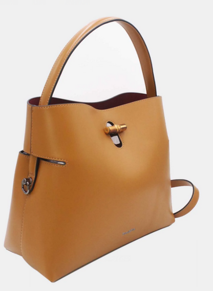 Sac Seau Double Porté Fermoir Bambou