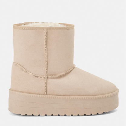 UGG en daim avec fourrure