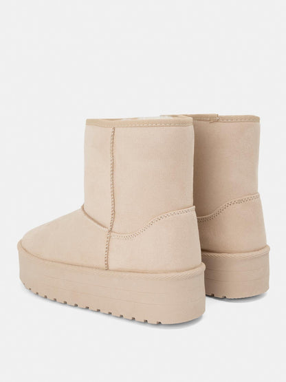 UGG en daim avec fourrure