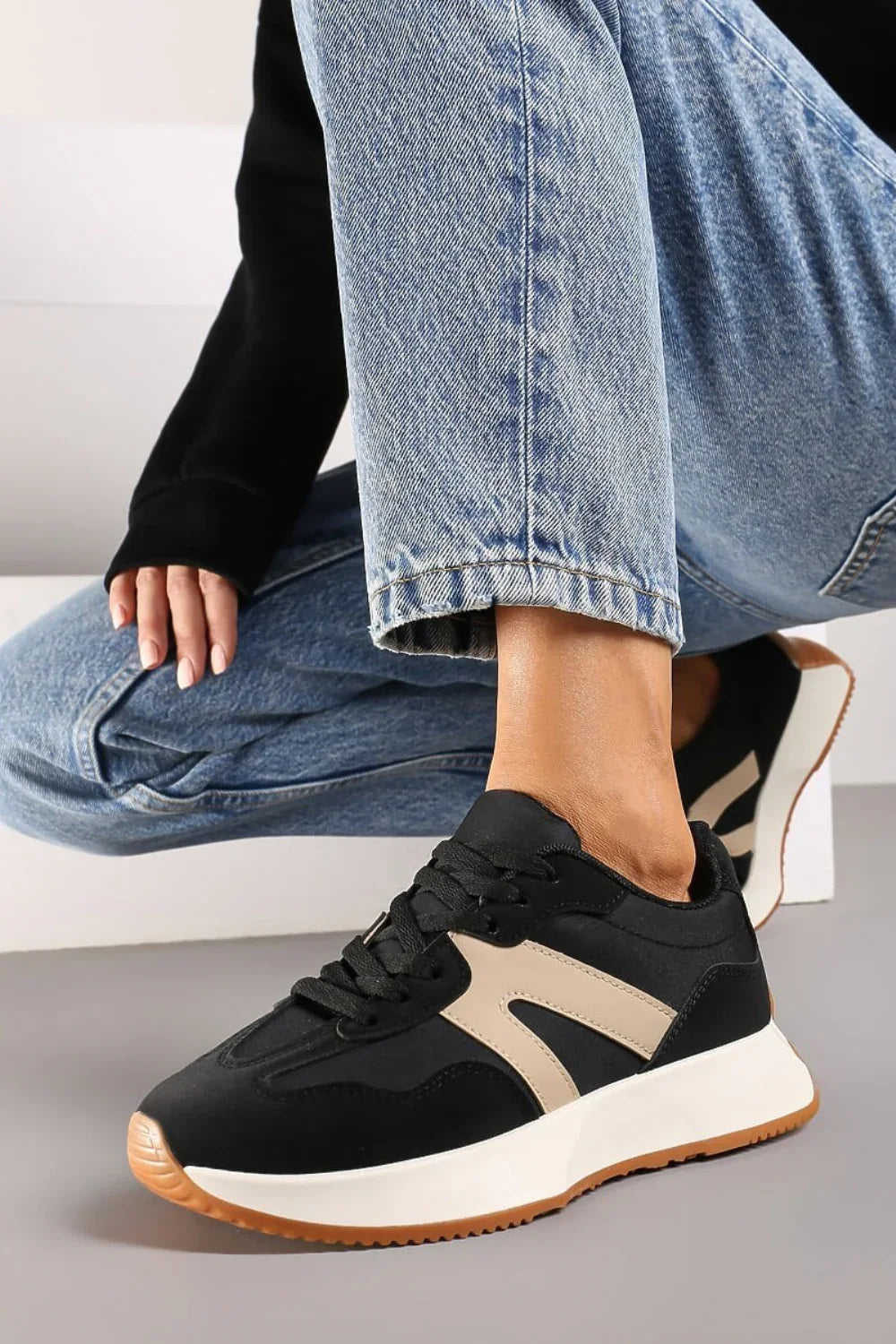 Baskets à lacets pour femmes