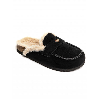 Sabot fourrées en daim