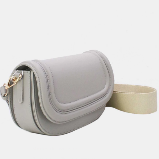 Sac À Bandoulière Tendance À Rabat De Couleur Unie