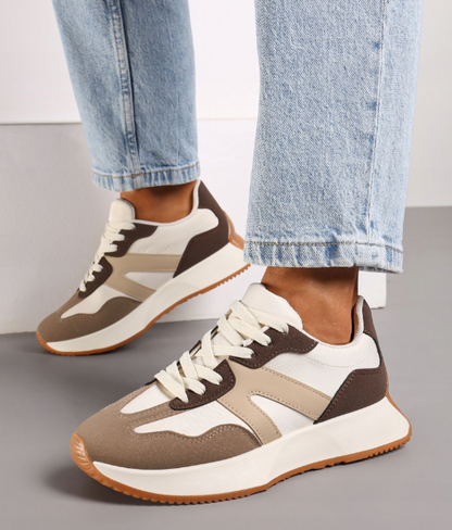 Baskets à lacets pour femmes