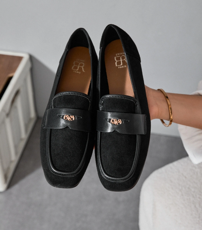 mocassin semelle fine violine