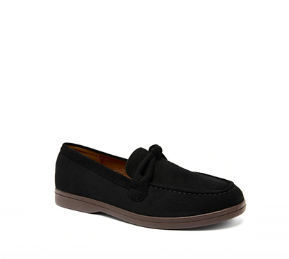 mocassin à semelle fine violine