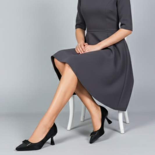 Escarpins en cuir noir