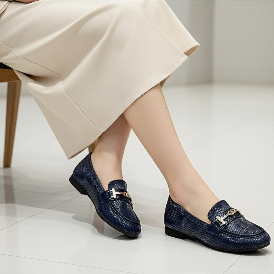 Mocassins avec son petit détail doré