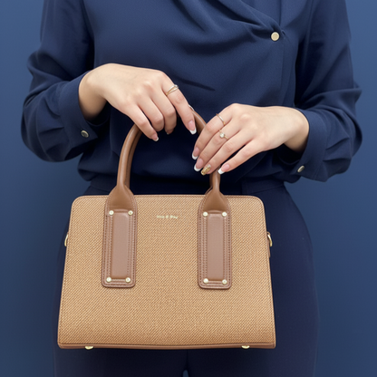 sac à main effet tissu moyen