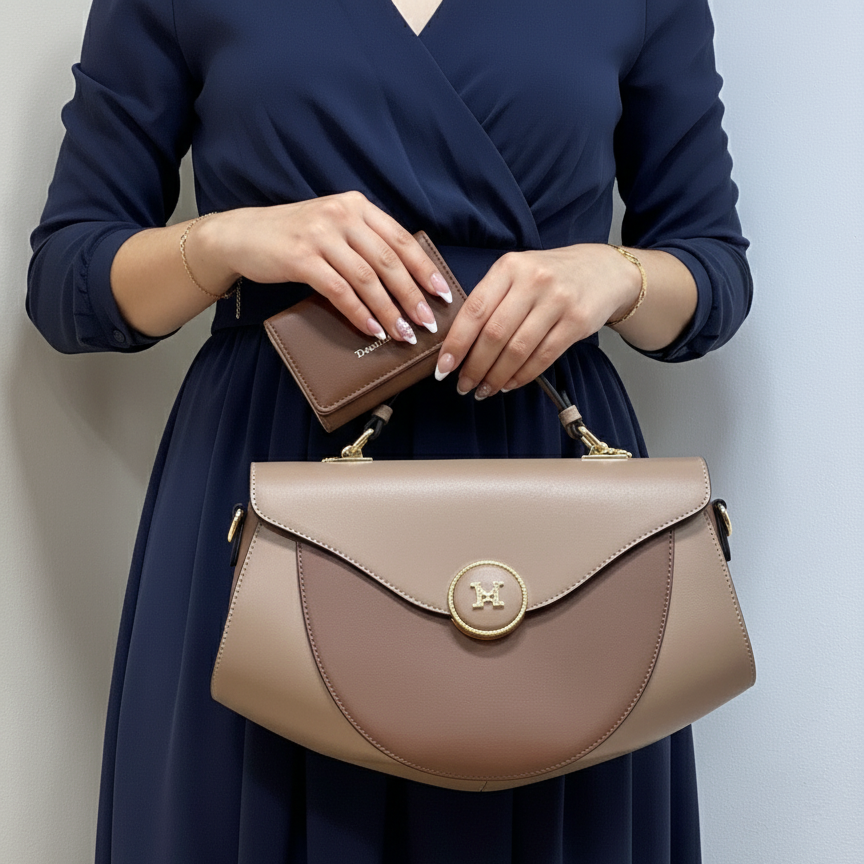 Sac à Main 2-in-1 Chic Bicolores