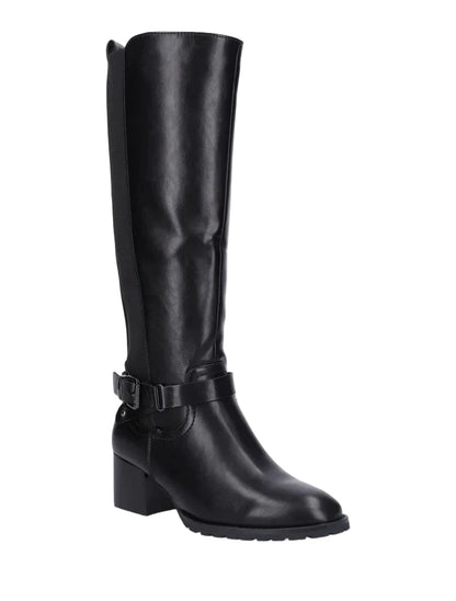 Bottes élastiquées en simili