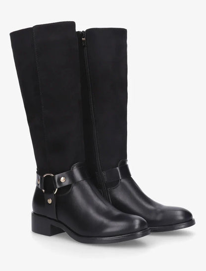 Bottes bimatière à ceinturon