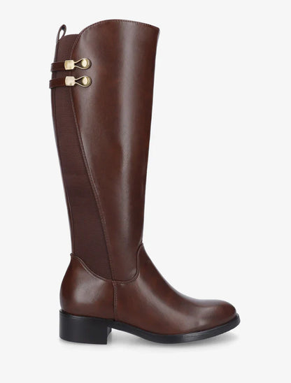 Bottes élastiquées style cavalière