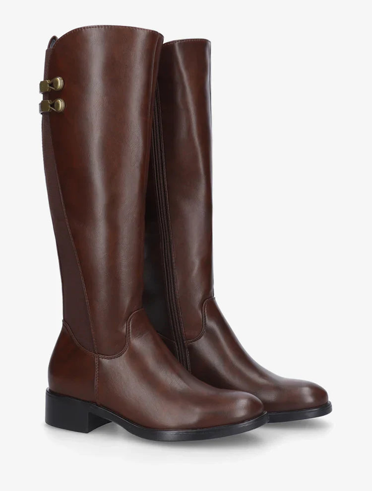 Bottes élastiquées style cavalière