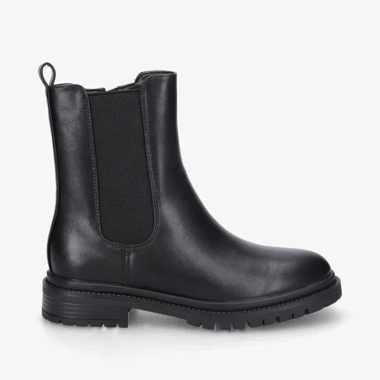 Bottines élastiquées à semelle crantée