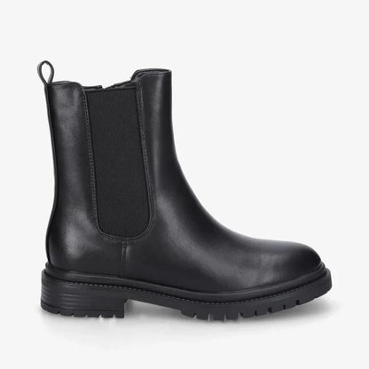 Bottines élastiquées à semelle crantée