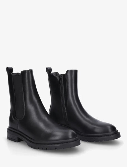 Bottines élastiquées à semelle crantée