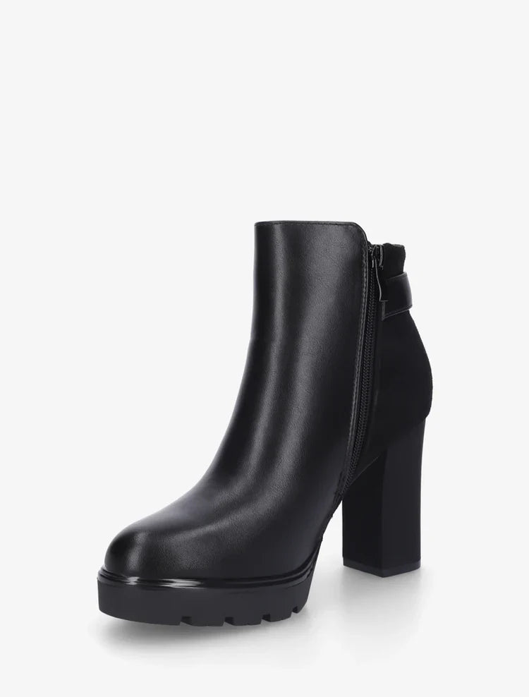 Bottines en simili à talon haut