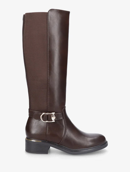 Bottes élastiquées style cavalière