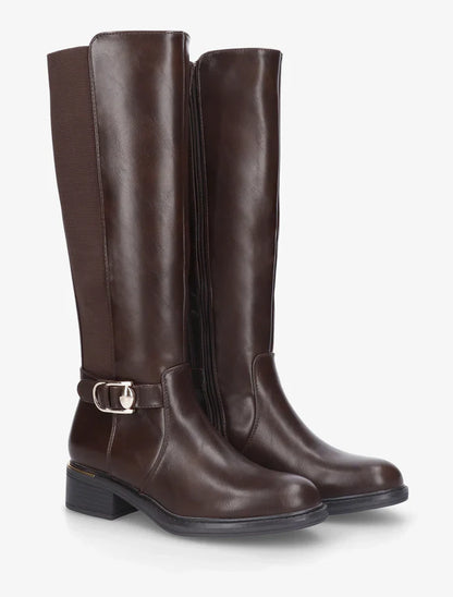 Bottes élastiquées style cavalière