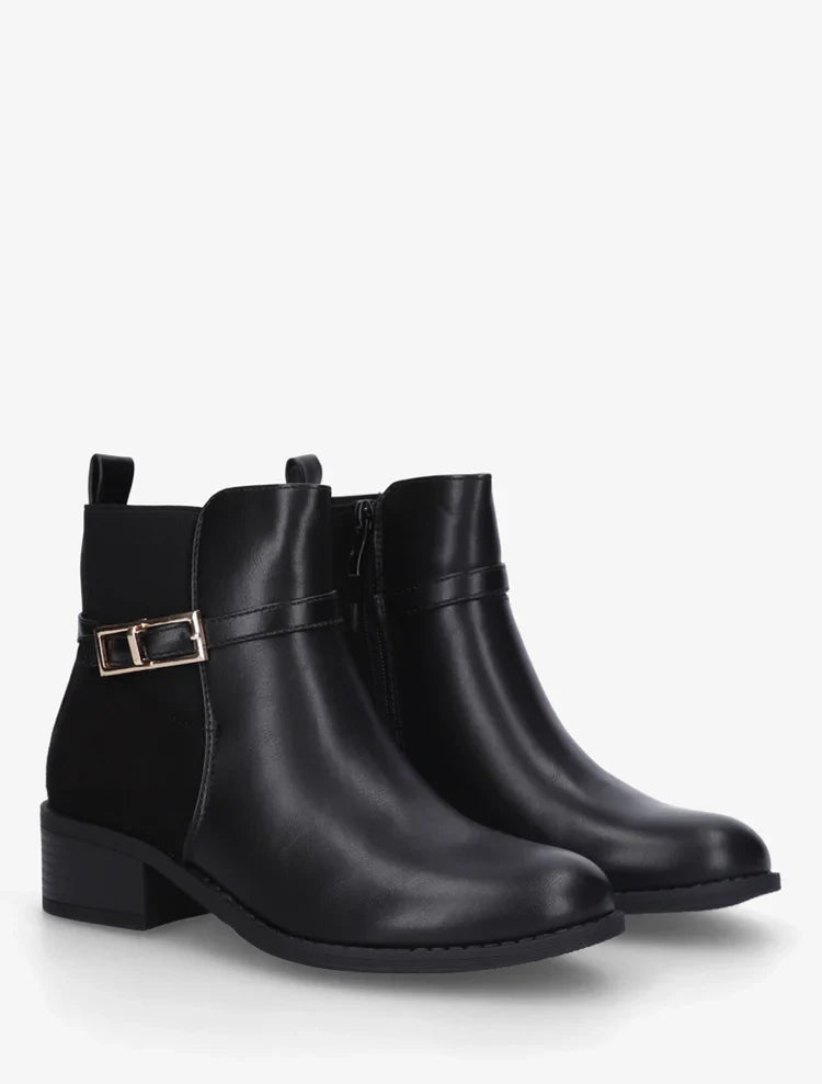 Bottines bi-matière élastiquées