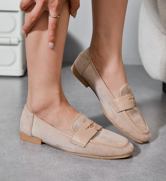 mocassin semelle fine violine