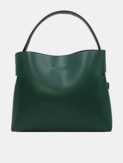 Sac Seau Double Porté Fermoir Bambou