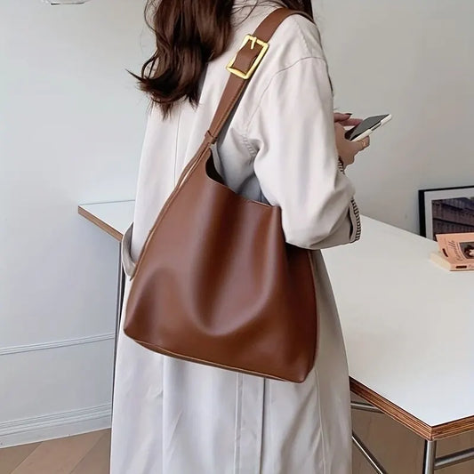 Minimalist PU Leather Handbag