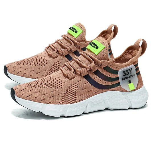 Women's Lightweight Vulcanized Sneakers – Breathable Casual Sports Shoes