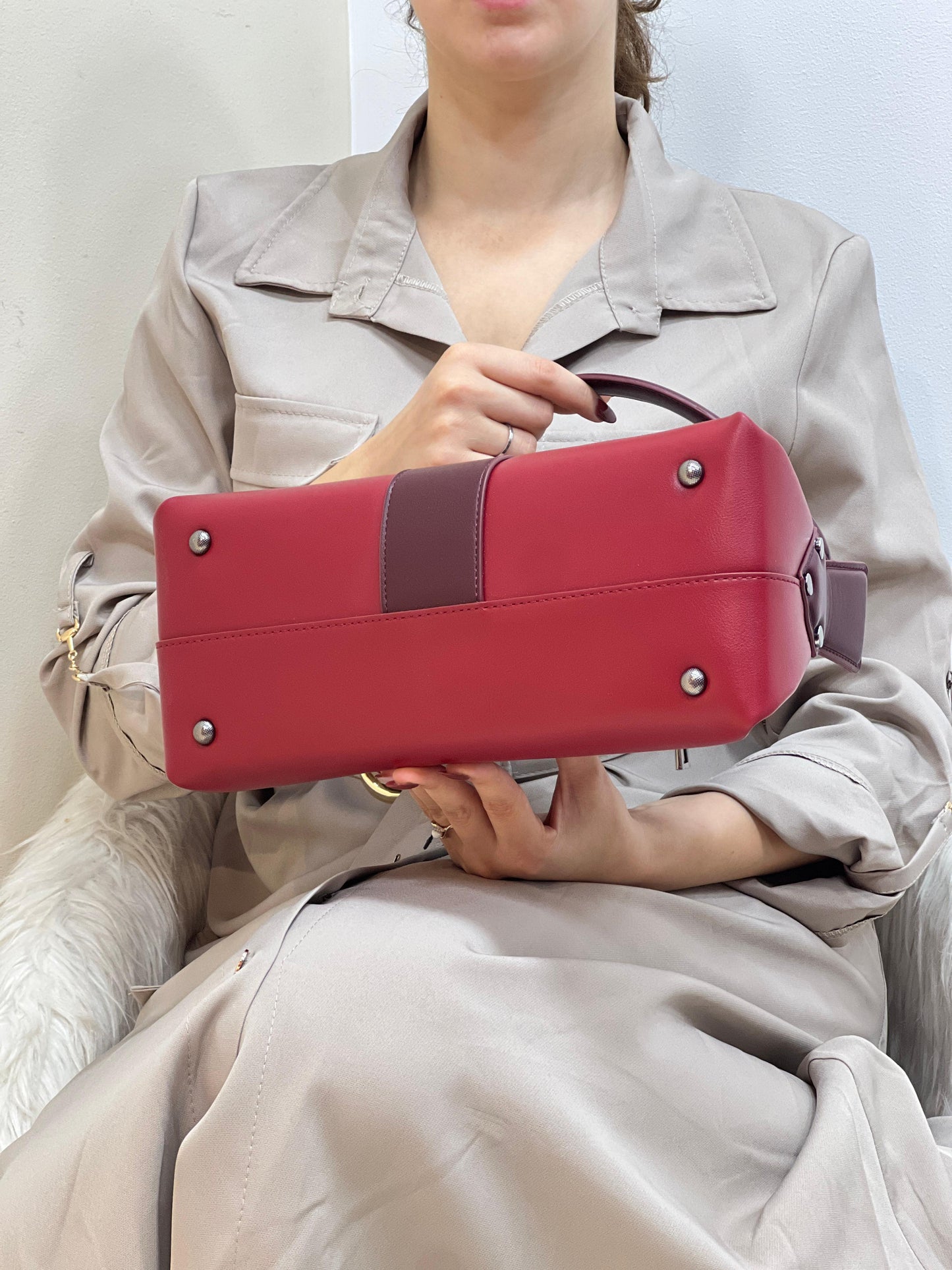 Medium Sac à Main Trapèze