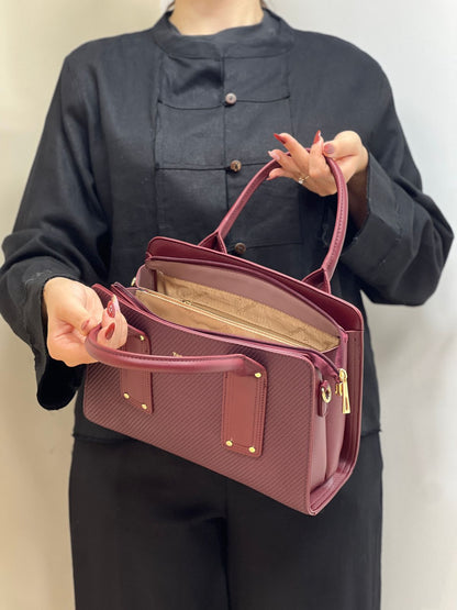 sac à main effet tissu moyen