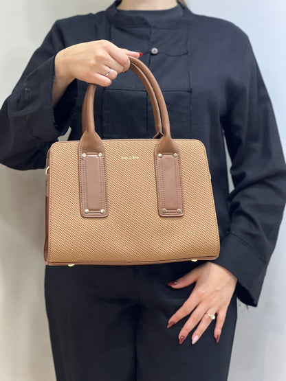 sac à main effet tissu moyen