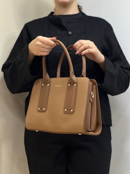 sac à main effet tissu moyen