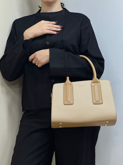 sac à main effet tissu moyen