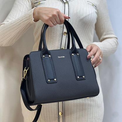 sac à main effet tissu moyen