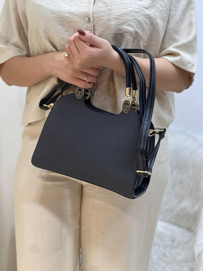 sac à main en cuir tressé